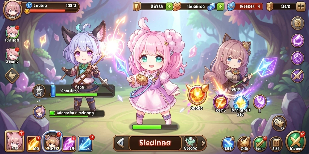 Tampilan grafis yang menakjubkan di dalam game.