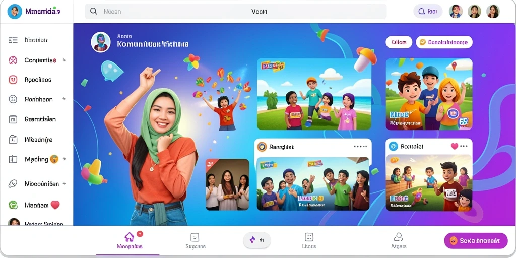 Tampilan antarmuka pengguna yang intuitif.