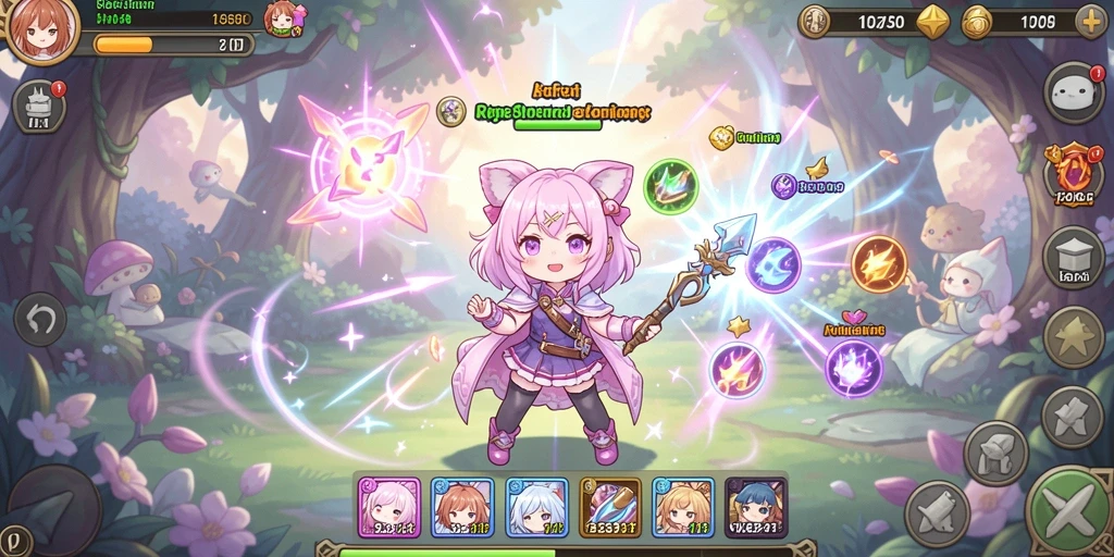 Tampilan utama game 9399 dengan karakter menarik.