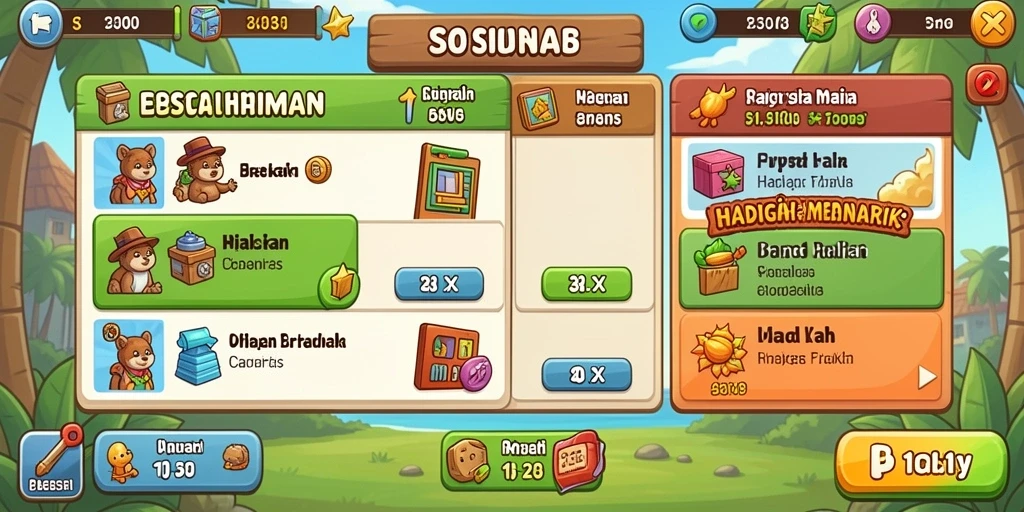 Tampilan grafis yang memukau dan menarik perhatian.