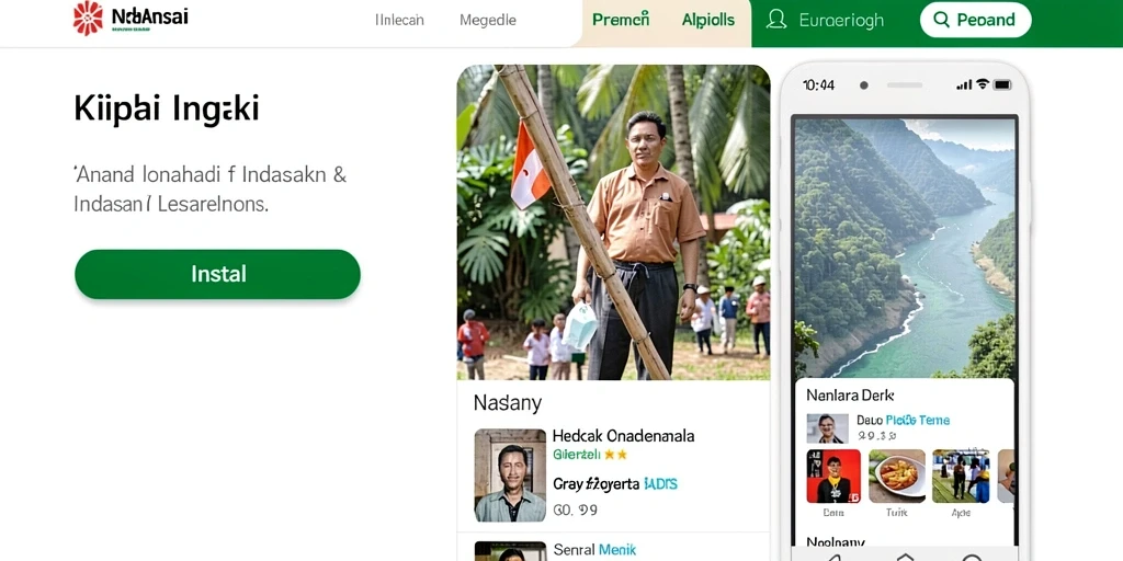 Tampilan awal yang menarik dan intuitif.