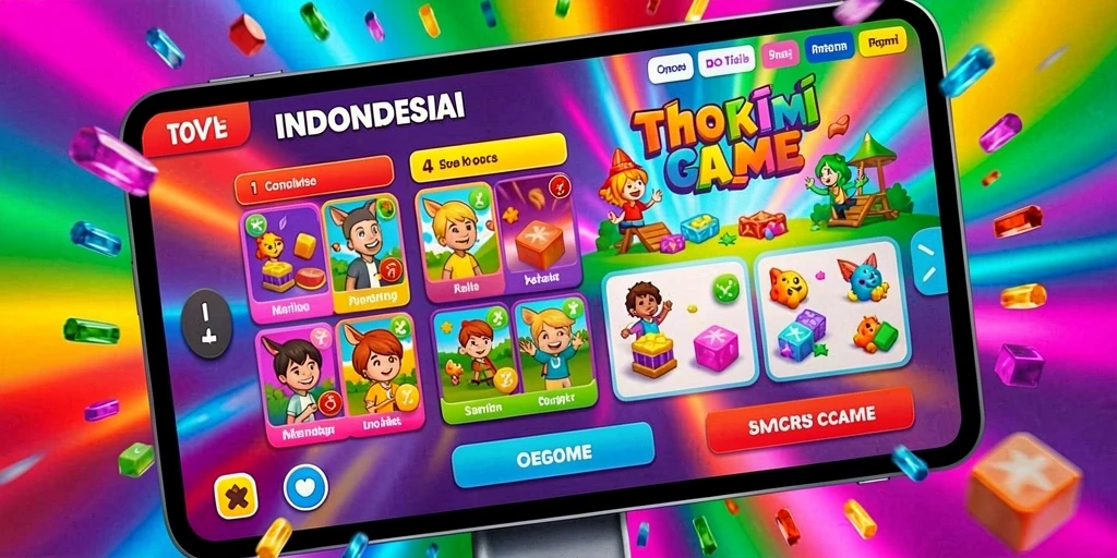 Tampilan awal GRABWIN yang menarik dan penuh warna.