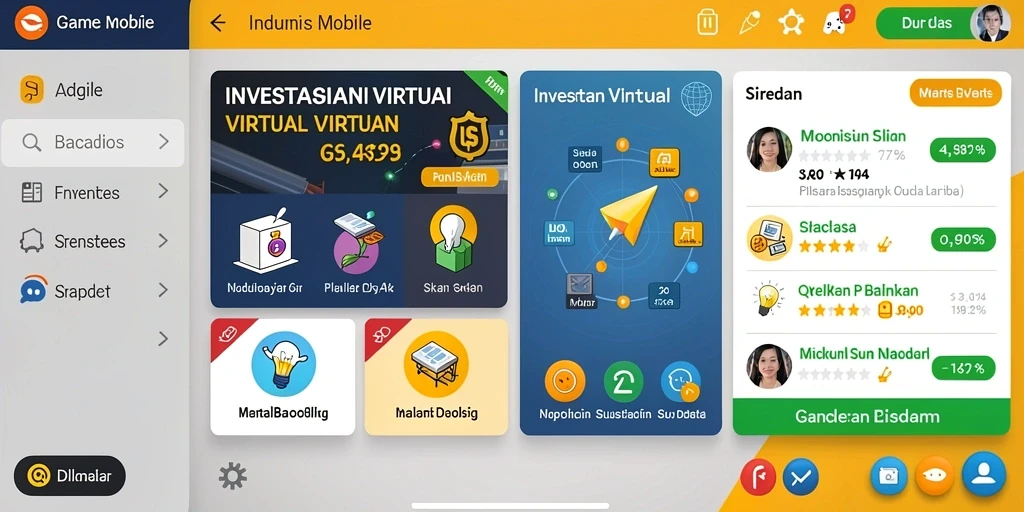 Antarmuka HOKIGAME yang menarik dan mudah dipahami.