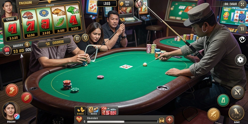 Tampilan menarik dengan banyak pilihan game.