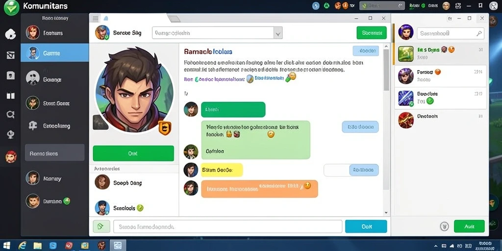 Screenshot menunjukkan karakter utama dalam pertempuran epik.