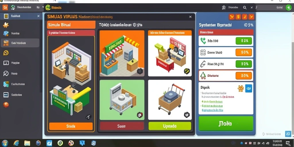 Screenshot memperlihatkan gameplay yang seru dan mendebarkan.
