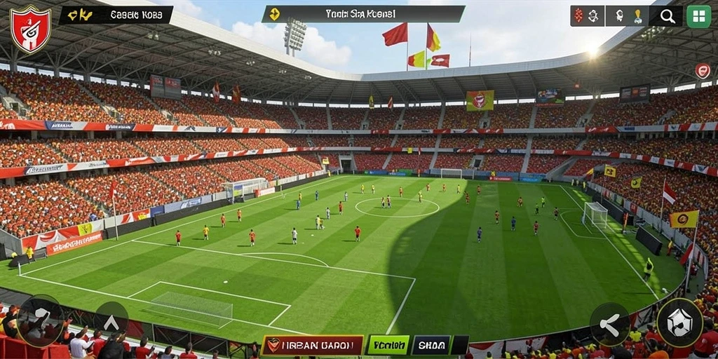 Tampilan awal game yang menarik dan user-friendly.