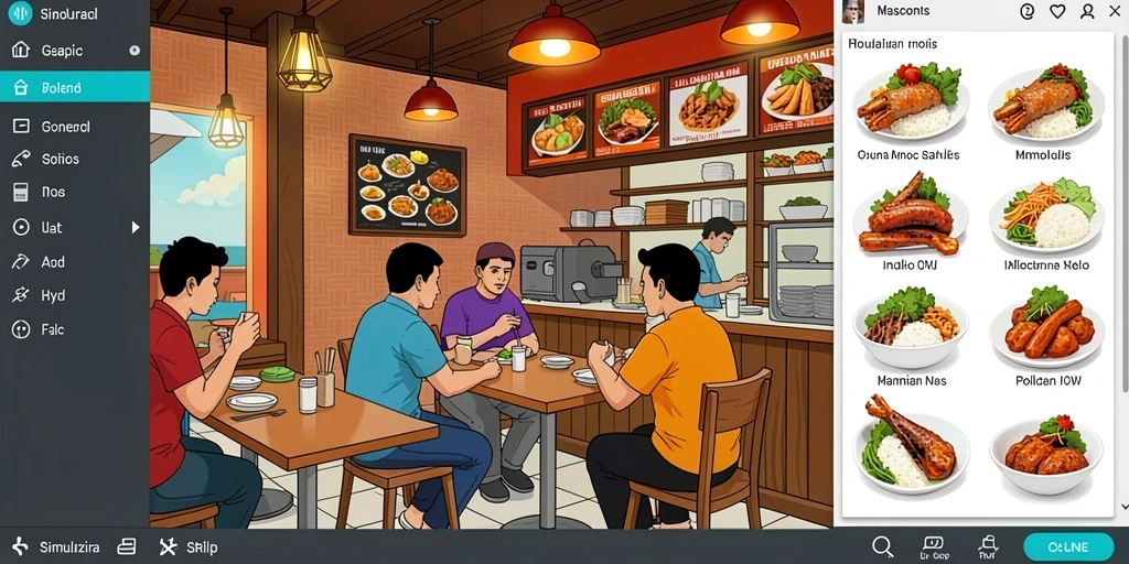 Tampilan antarmuka yang user-friendly.