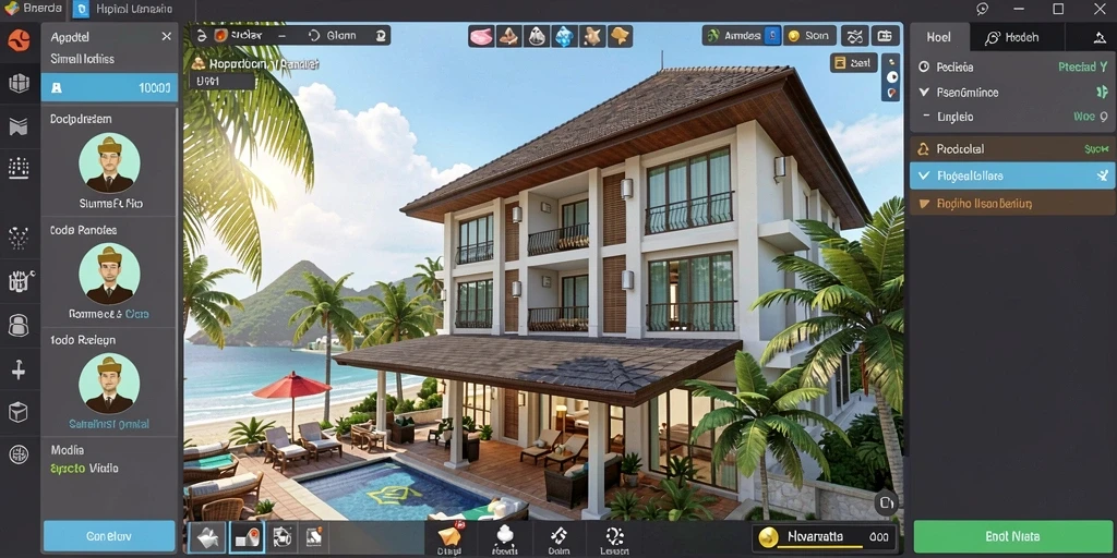 Tangkapan layar menampilkan grafik yang memukau dan karakter yang unik.